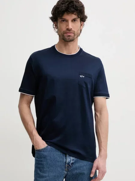 Majica Paul&Shark za muškarce tamno bez uzorka plava