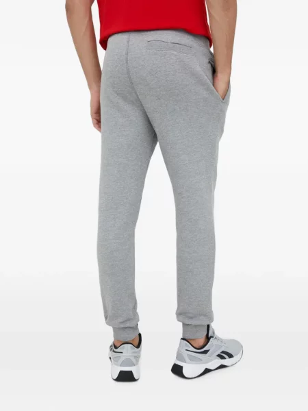 Pantaloni Guess alergare cu autograf gri