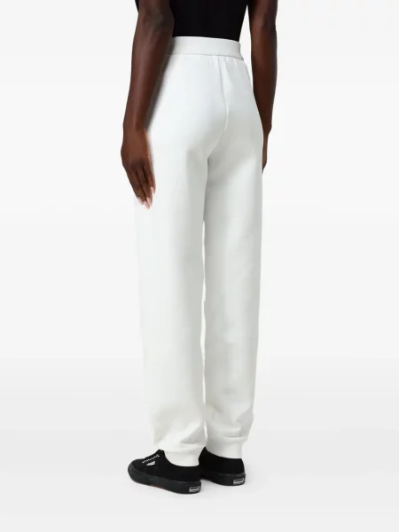 Ριγέ παντελόνι Emporio Armani λευκό
