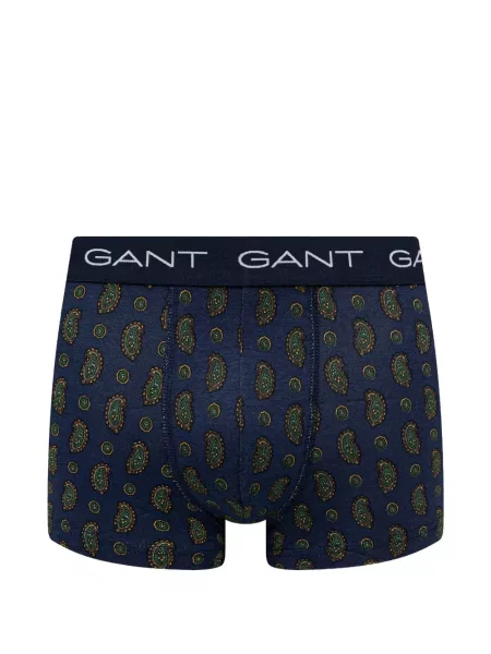 Боксерки Gant с принт с пейсли десен синьо