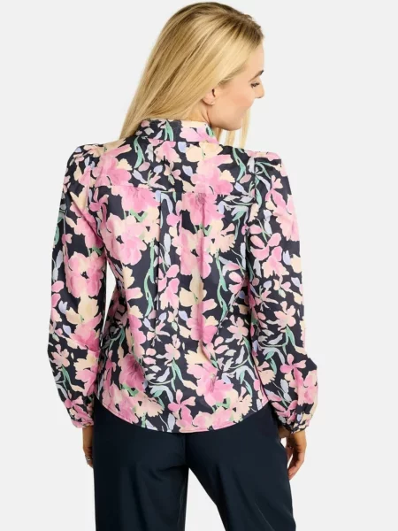 Liberte Essentiel Tricou FLORA bleumarin