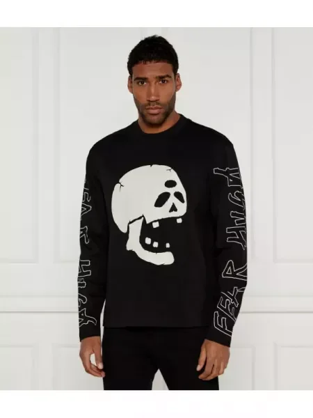 Tricou mânecă lungă Hugo negru