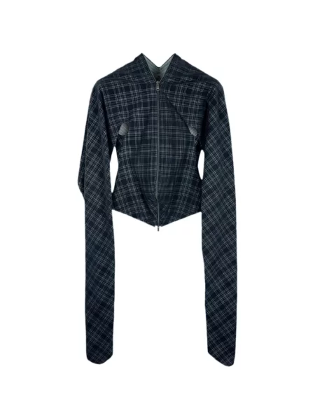 Geacă Vivienne Westwood în carouri gri