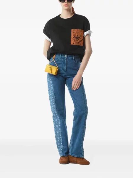 Blugi Mcm din jacard albastru