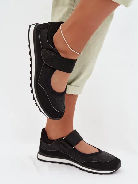 Маратонки Evento с велкро черно