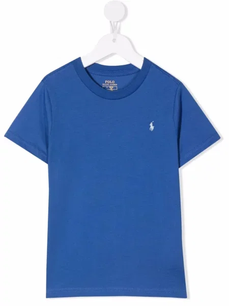 Koszulka polo dziecięca Polo Ralph Lauren niebieska