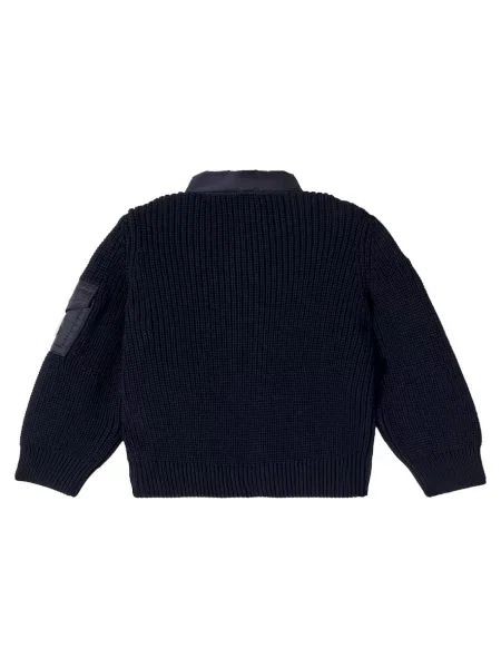 Πουπουλένιο μπουφάν Moncler Enfant μπλε
