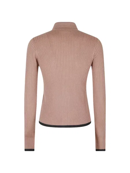 Tricou polo Roberto Collina tricotate roz