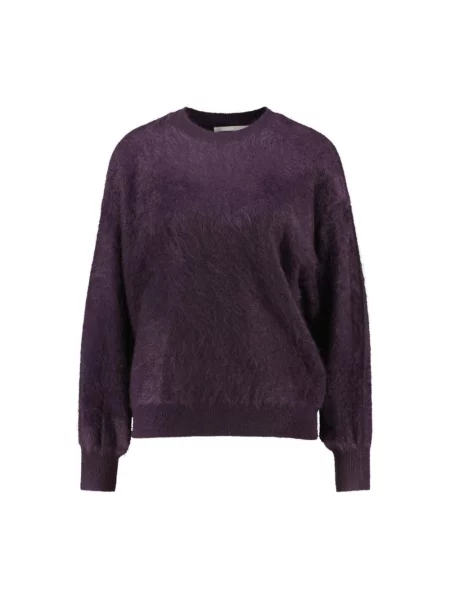 Dzianinowy sweter Mercer Amsterdam fioletowy