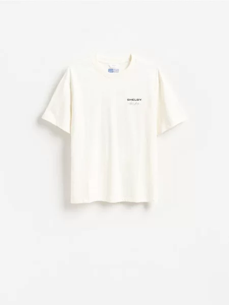 Reserved Tricou Shelby crem