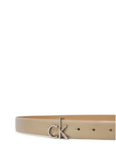 Pas Calvin Klein Ck Buckle Belt bež