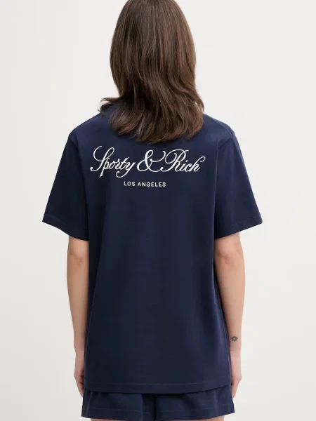 Sporty & Rich Vendome LA t-shirt μπλε