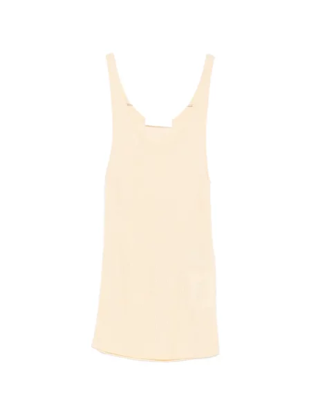 Top The Frankie Shop tricotate galben