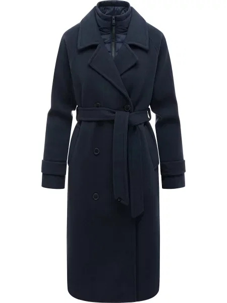 Ragwear Χειμερινό παλτό Trenchie Felt Y' μπλε