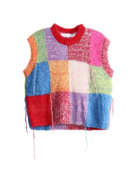 Vestă Comme Des Garçons Tao tricotate roșu