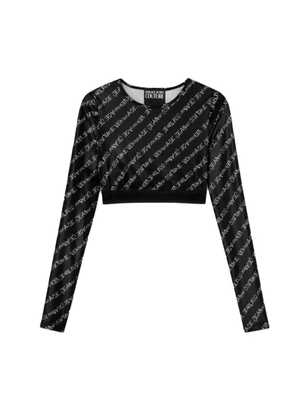 Top Versace Jeans Couture czarny
