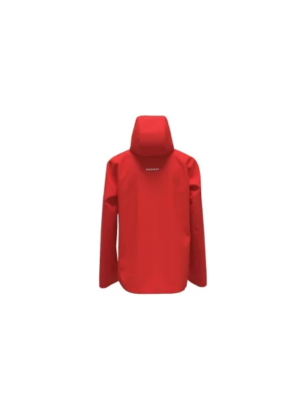 Mammut Hardshellová Bunda Crater Light Hs Hooded červená