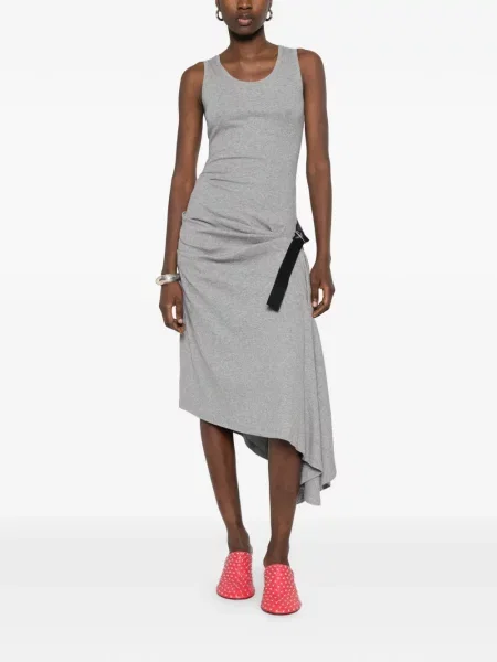 Rochie midi Loewe cu legături gri