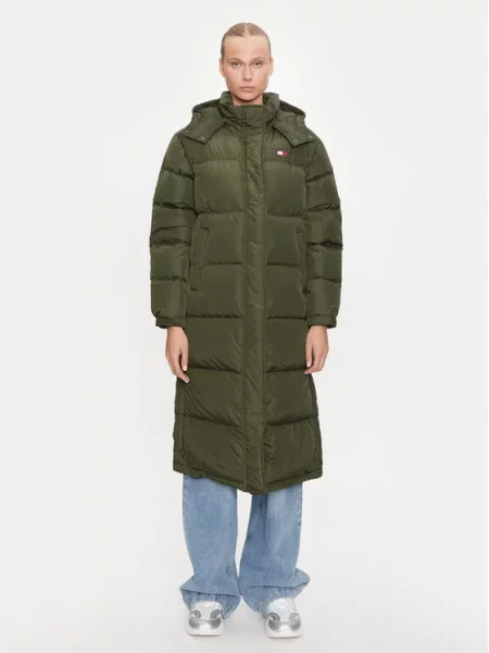 Tommy Jeans Kurtka puchowa Alaska zielony