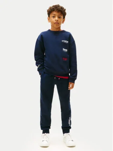 Tommy Hilfiger Sportinės kelnės Monotype Print D Tamsiai mėlyna
