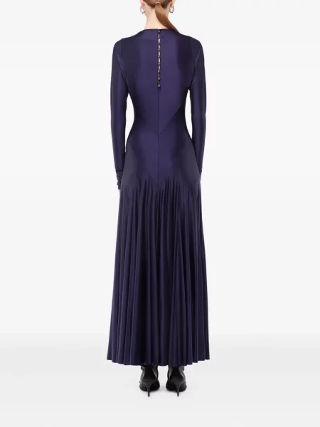 Rochie midi Rabanne până la genunchi de costum albastru