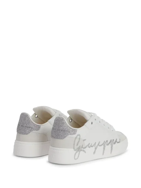 Sneakerși Giuseppe Zanotti cu imagine alb
