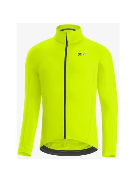 Koszulka rowerowa Gore Wear C3 Thermo długi rękaw fluo S żółty