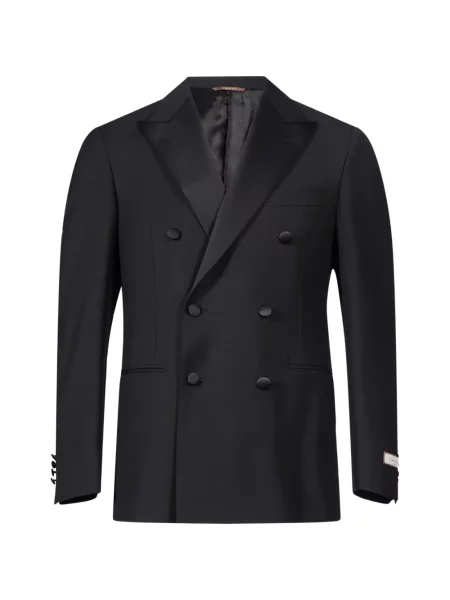 Costum Canali cu două rânduri de nasturi negru