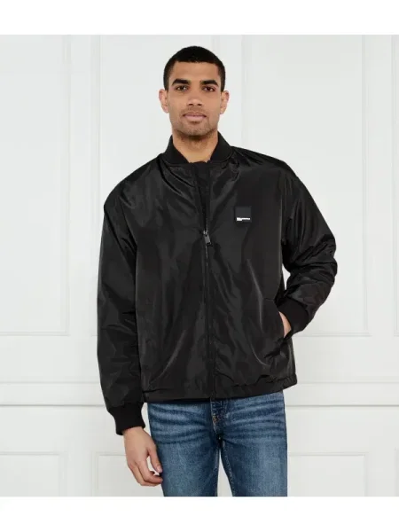 Karl Lagerfeld Jeans Geacă bomber negru