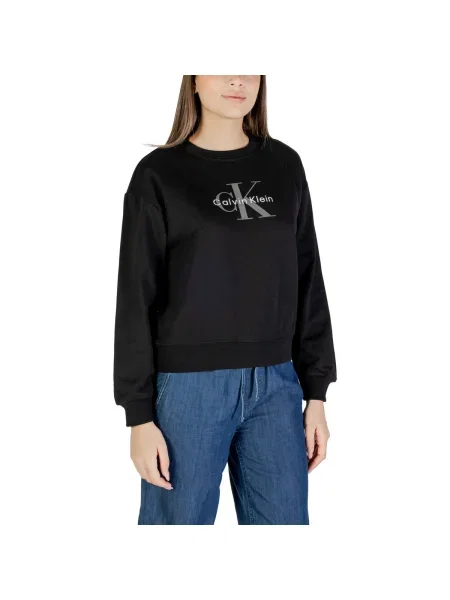 Geacă de blugi Calvin Klein Jeans negru