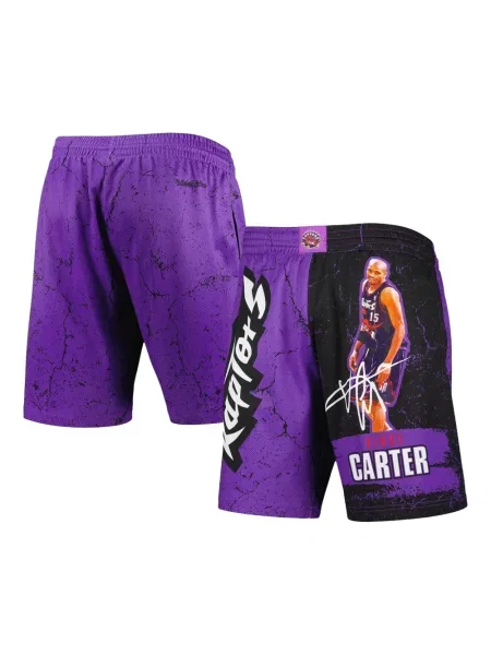 Pantaloni scurți Mitchell & Ness violet