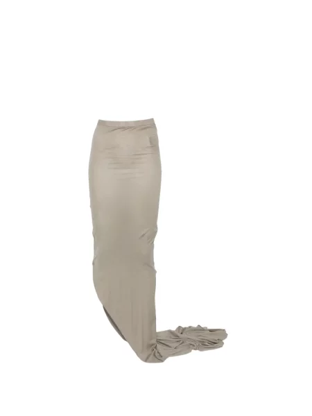 Fusta maxi Rick Owens Drkshdw din jerseu asimetrică