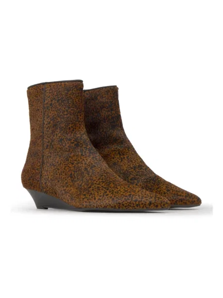 Buty do kostki Castaner skórzane brązowe