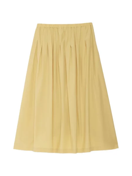 Spódnica plisowana Ottodame do kolan żółta