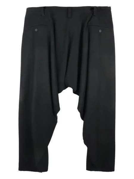Vilnonės kelnės Yohji Yamamoto juoda
