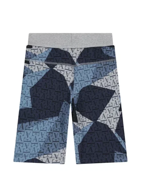 Szorty dziecięce Emporio Armani niebieskie