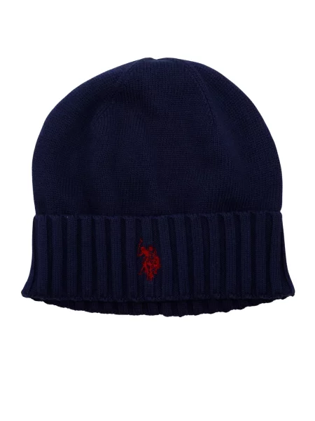 U.S. POLO ASSN. Kape nočno modra / karminsko rdeča