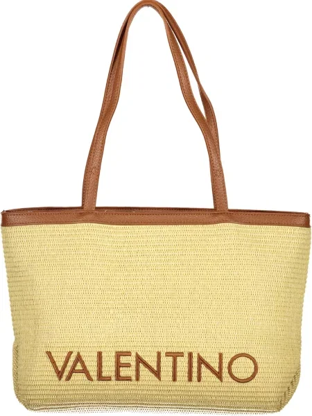 Pletená kabelka Valentino Bags béžová