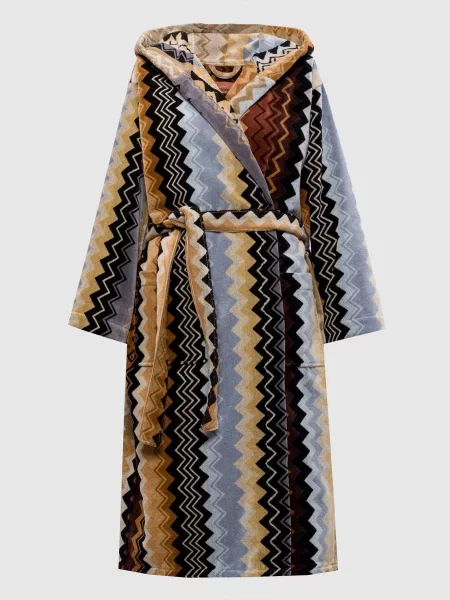 Махровый халат Missoni Home коричневый
