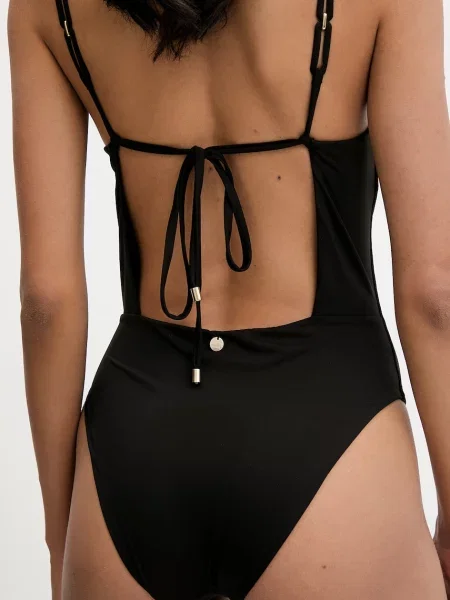 Max Mara Beachwear jednodielne plavky dámske CAREZZA čierna
