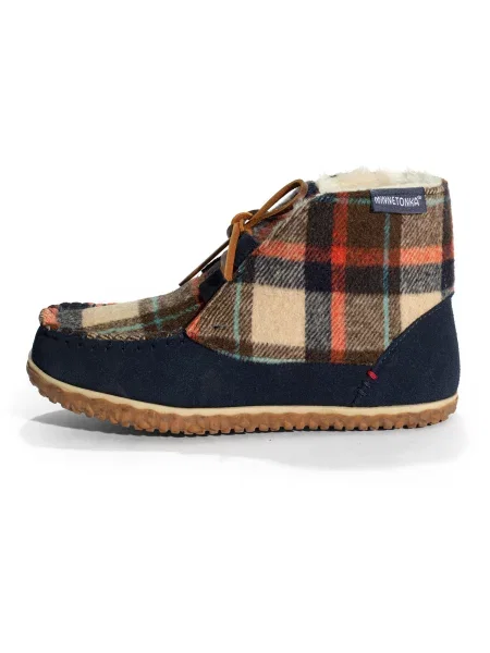 Minnetonka Botine Torrey / bleumarin / roșu bej