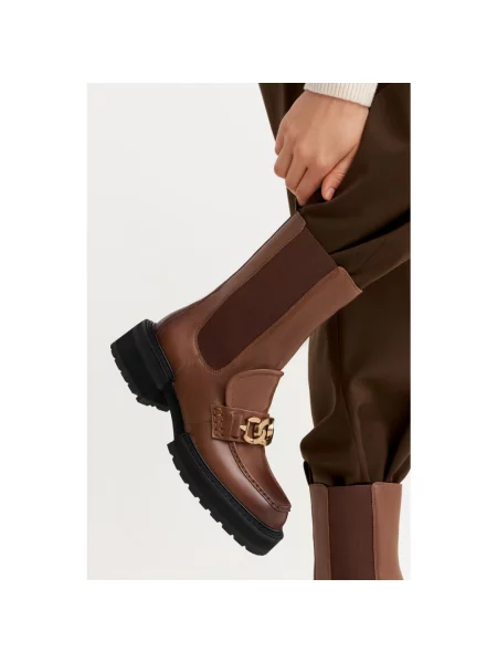 Ботинки челси Estro коричневые