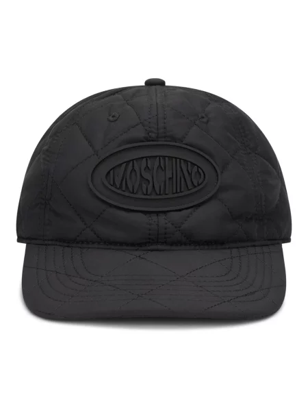 Czapka z daszkiem Moschino czarna