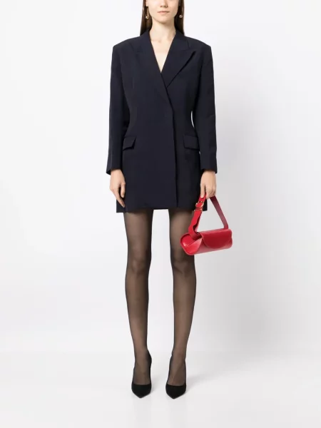 Риза Victoria Beckham изрязани синьо