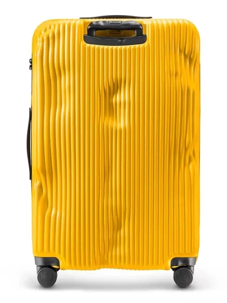 Crash Baggage valiza STRIPE Large Size galben negru