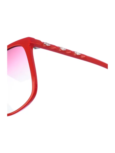 Okulary przeciwsłoneczne Swarovski czerwone