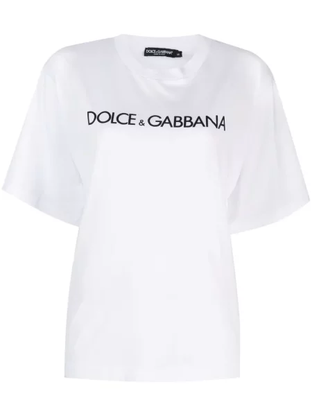 Tricou Dolce & Gabbana cu imagine alb
