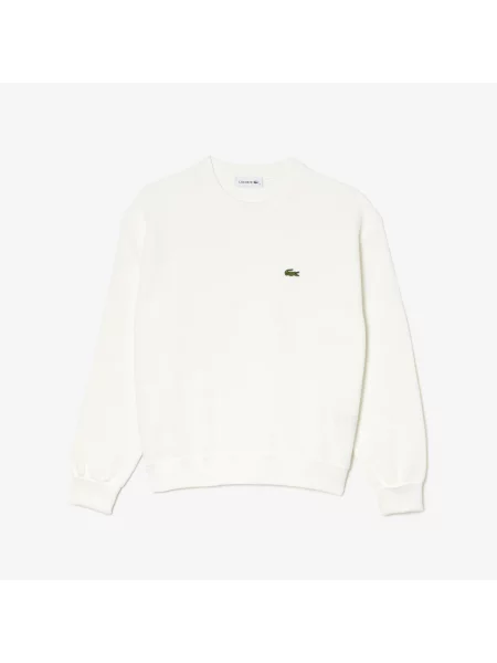 Lacoste Sweter Moss Stitch biały