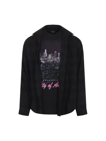 Koszula Balenciaga czarna
