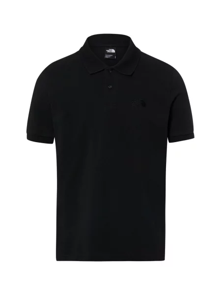 The North Face koszulka polo Mężczyźni jednolity M czarny